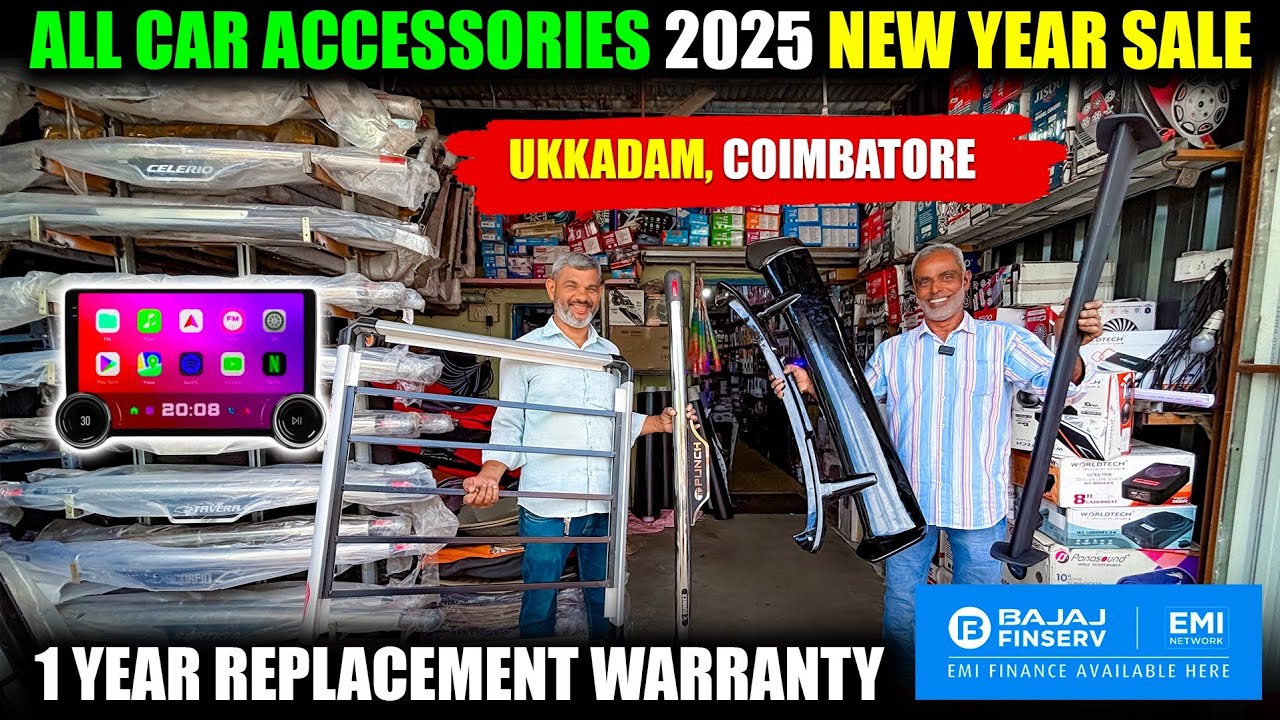 🔉Car Audio & Accessories in Coimbatore l Car Accessories l Ukkadam, Coimbatore l AN Car Accessories
