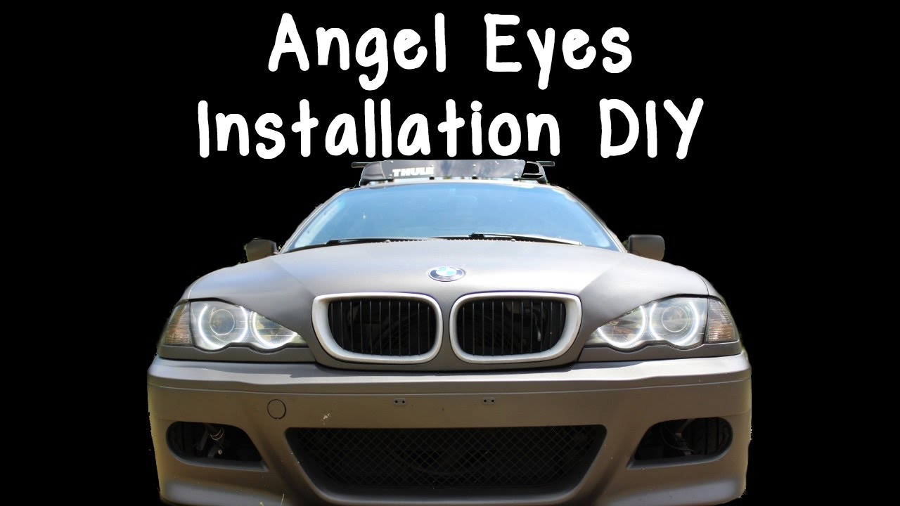 BMW E46 Angel Eyes Install DIY