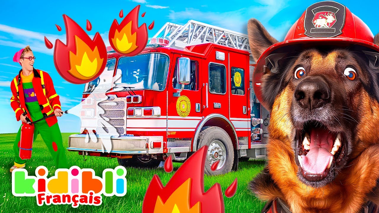 Compilation Chiens Pompiers et Chevaux | Vidéos Educatives pour Enfants | Kidibli