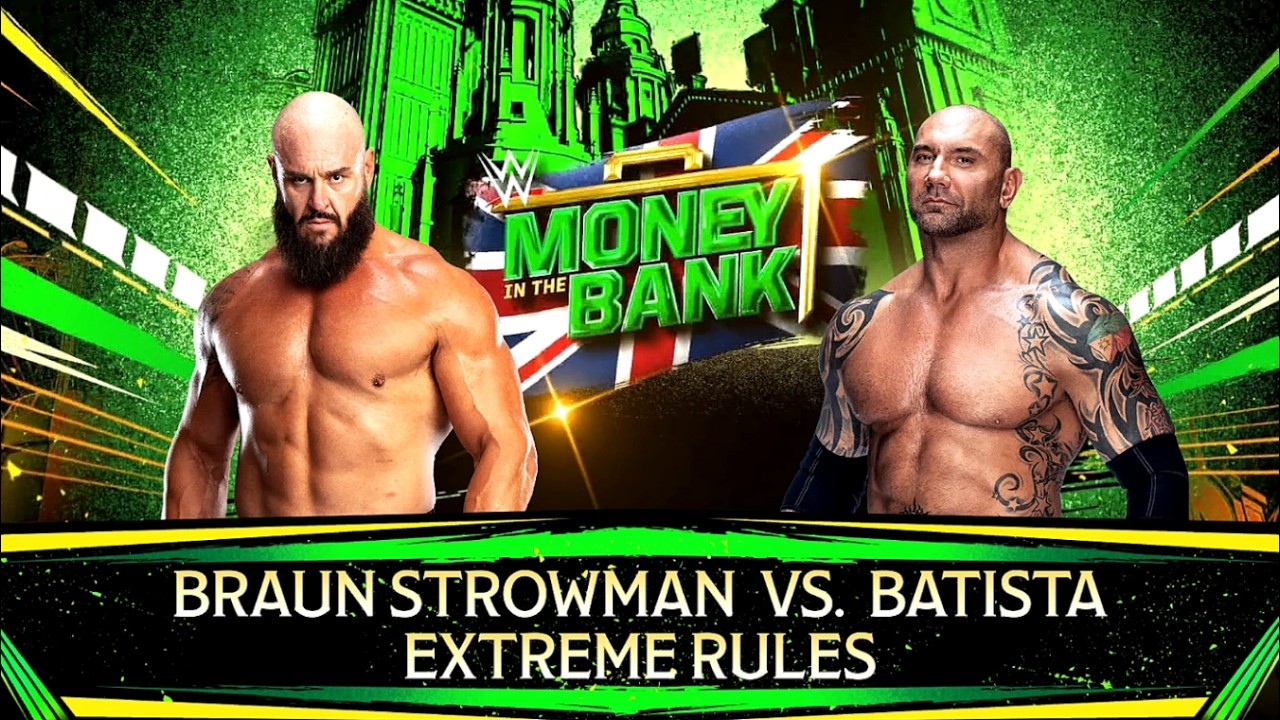 Brutal Extreme Rules Match !! Braun Strowman vs Batista – WWE 2K26 Live