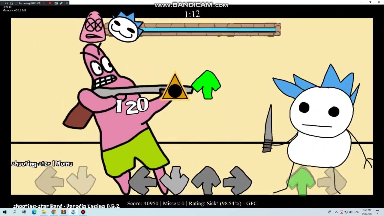 fnf spongebob parodies v3.5 shooting star (GFC)