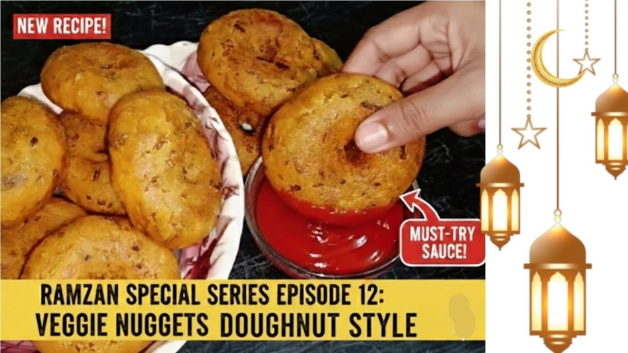 Episode 12 /30 veggie nuggets doughnut style perfect for iftar Ramzan 2026 ......