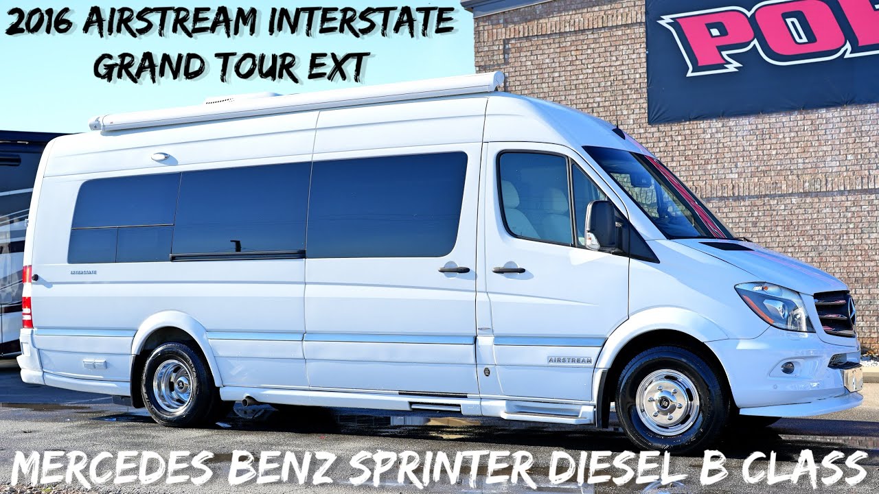 2016 Airstream Interstate Grand Tour Mercedes Benz Sprinter B Class Diesel @ Porter's RV - $88,900