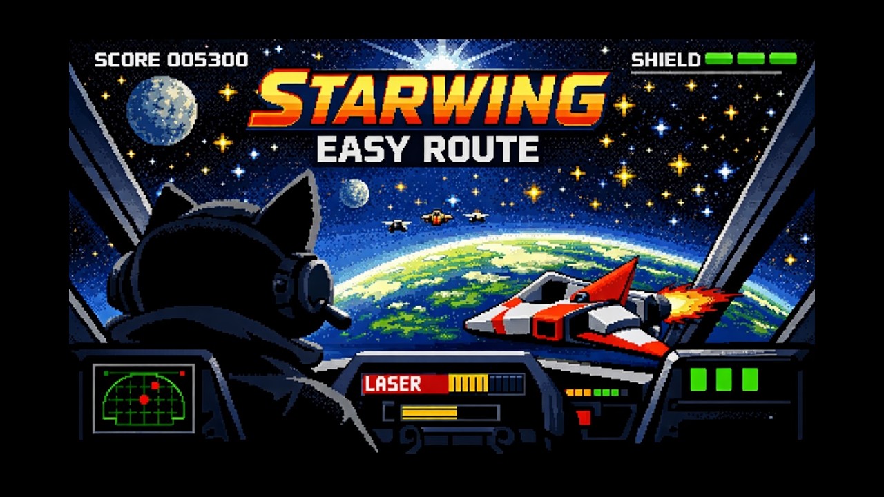 Starfox Route 1 Full Playthrough