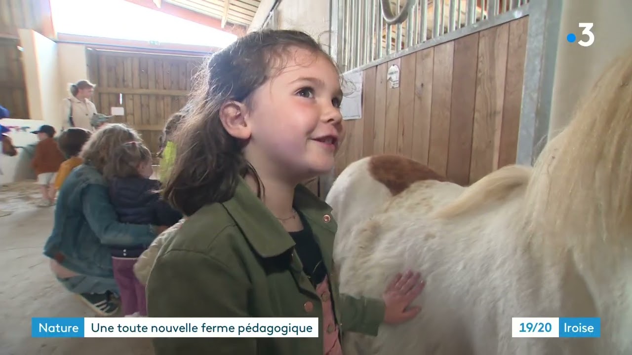A St-Thonan, une nouvelle ferme pédagogique éveille les enfants à la nature