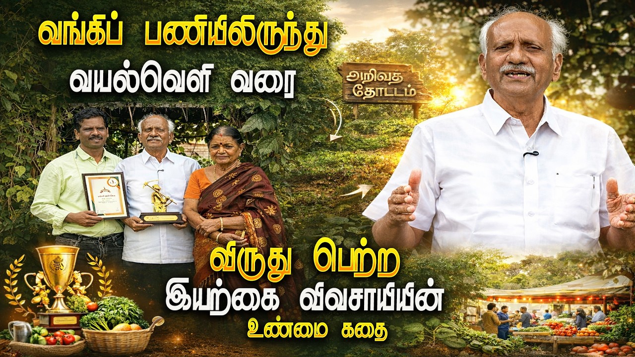 14 ஆண்டுகளில் வறண்ட பூமி → அறிவுத் தோட்டம் | இயற்கை விவசாயியின் வெற்றிக்கதை | Malarum Bhoomi