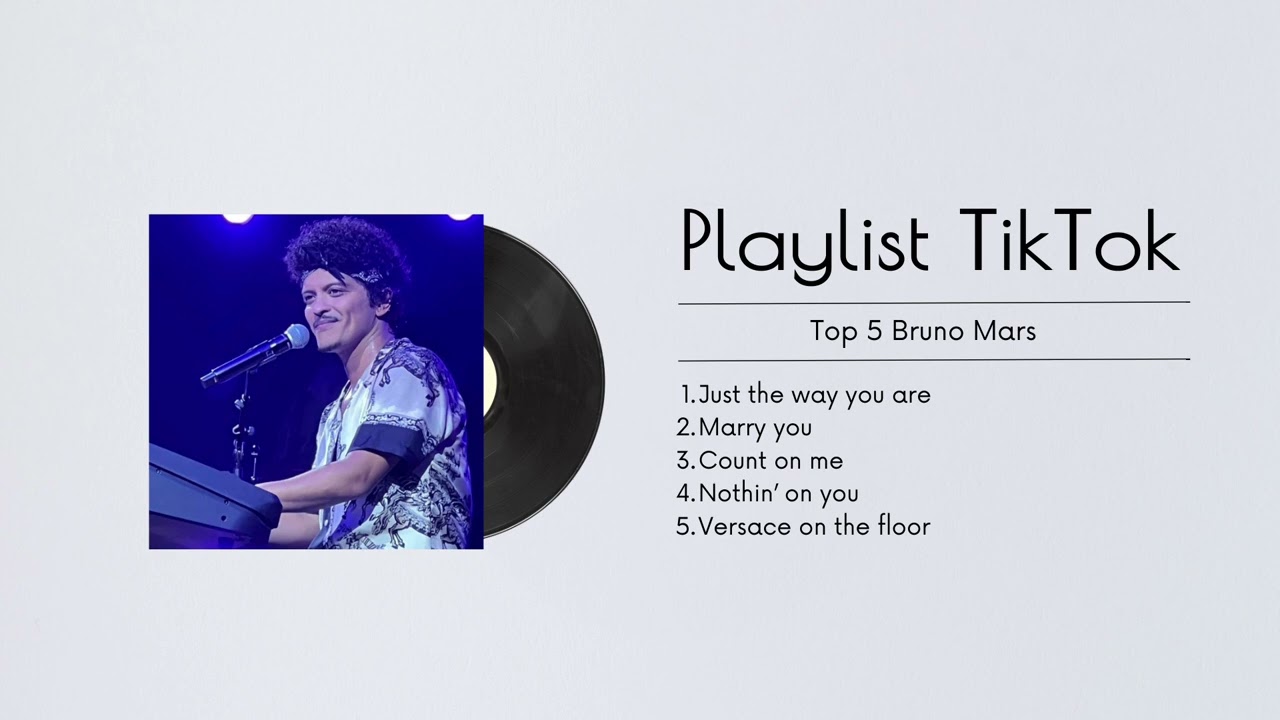 Playlist Bruno Mars Sepanjang Masa 🌴🌴🌴