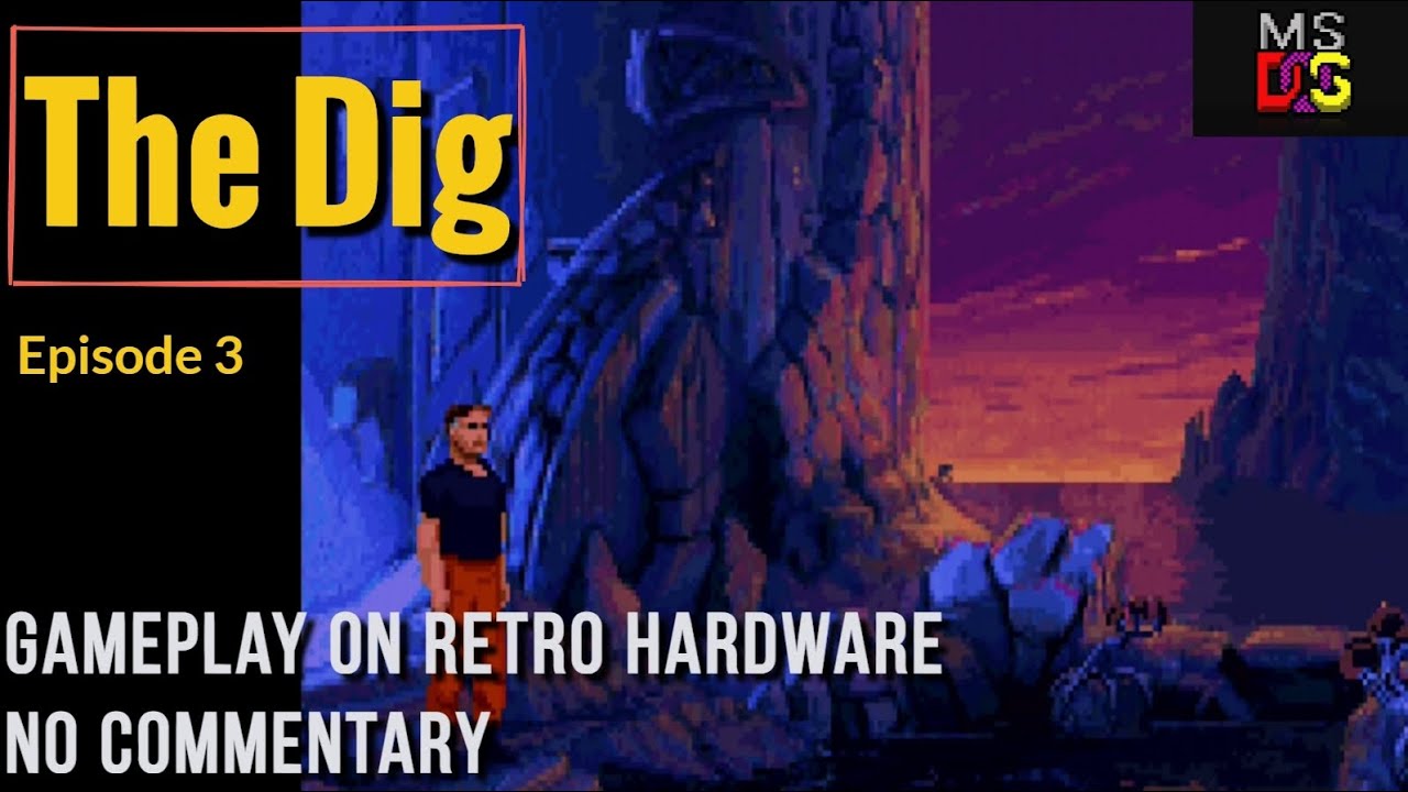 The Dig [Ep.3] - Retro PC Gameplay [AMD K5 PR166 -  MSDOS 6.22][No Commentary]