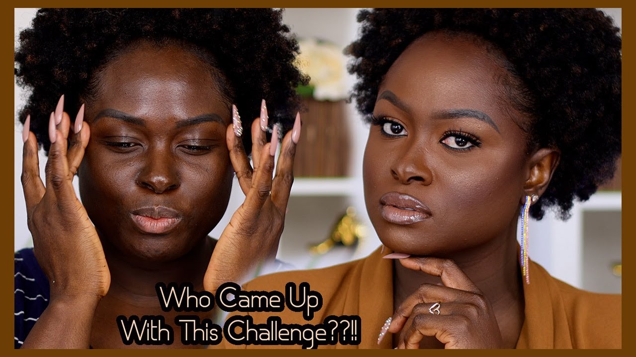 5 Minute Makeup Challenge Gone Long !!! 😂😂 | Ohemaa