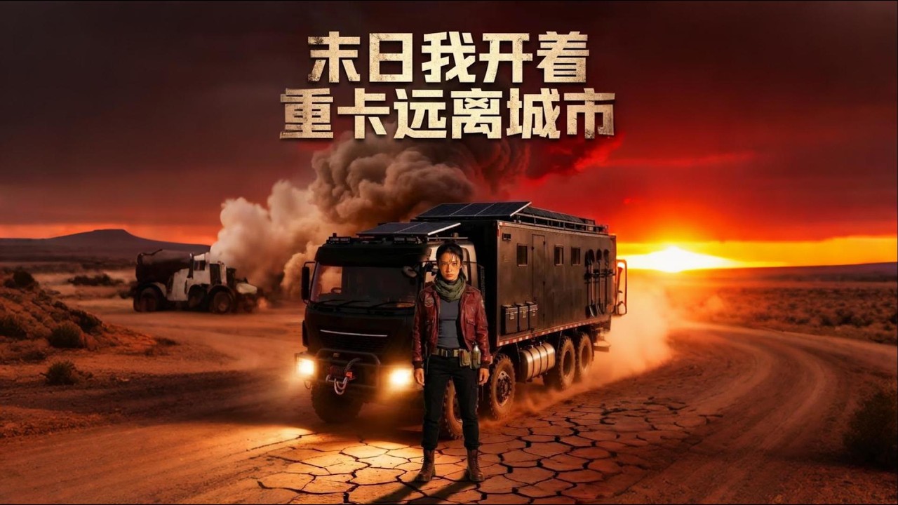 接到末日預警後，她將重卡改造成堡壘，一路向北穿越感染區和荒原......#诡异末世#末日求生#末日丧尸#极限求生#末世求生##国漫#ai漫剧#
