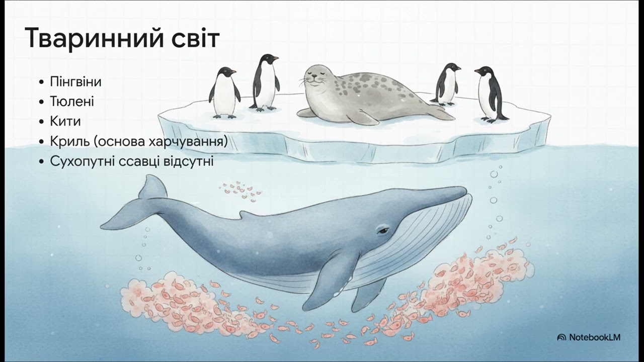 7 клас. Географія. Природа Антарктиди