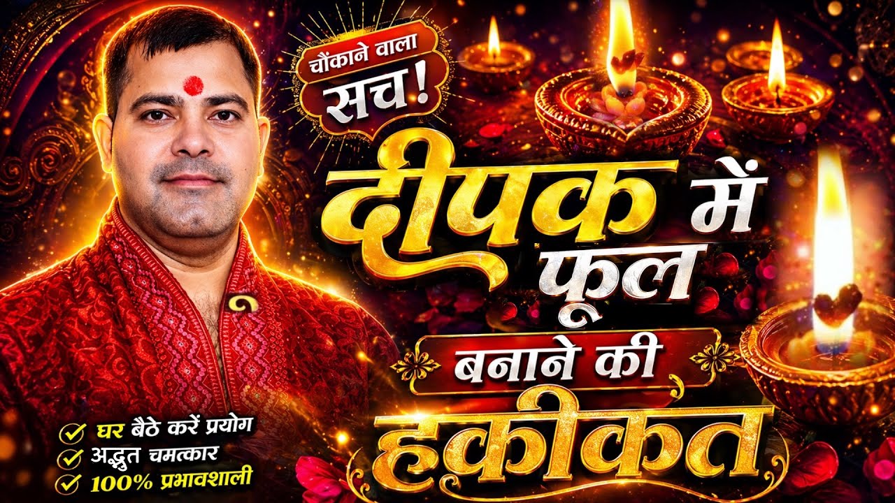 Deepak me phool banna | Jyot me phool banna Deepak me phool banne ka rahasya | Jyot me phool banna 