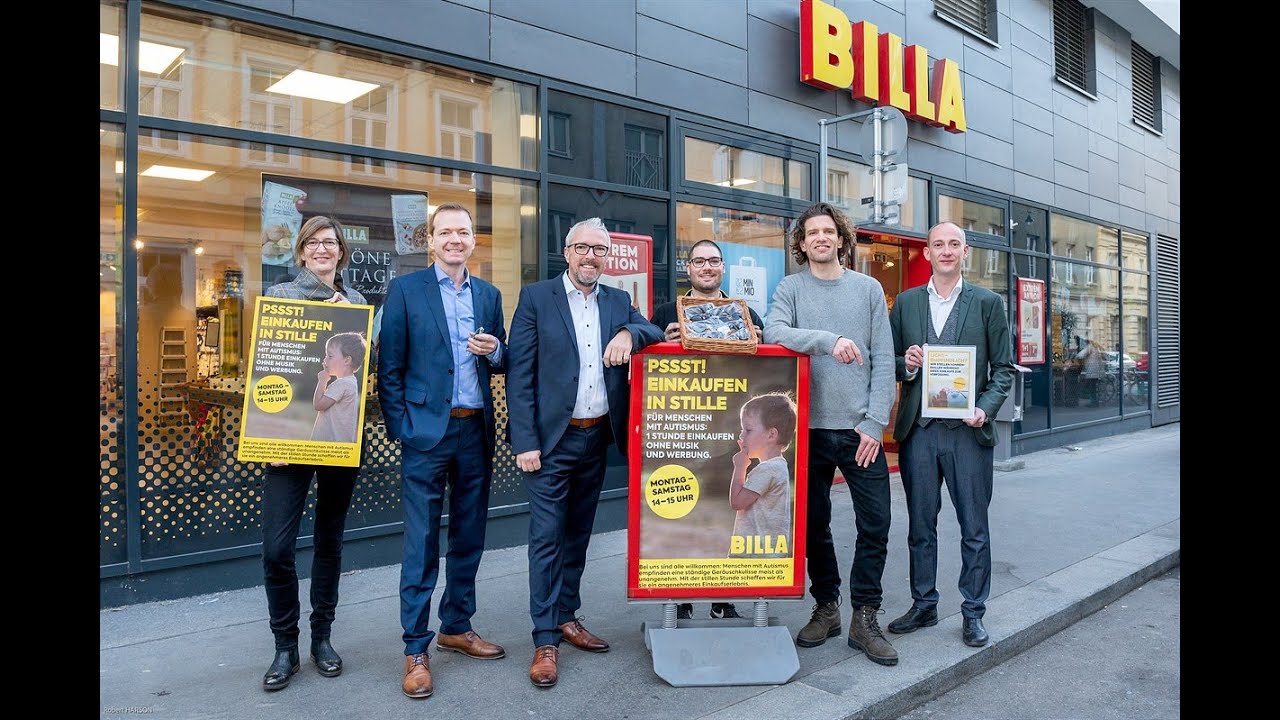 Stille Stunde bei BILLA - Besseres Einkaufserlebnis für Menschen mit Autismus
