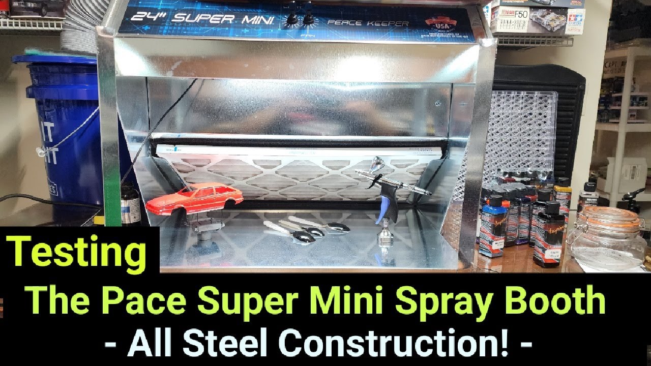 Testing The Pace Super Mini Spray Booth - All Steel Construction !!