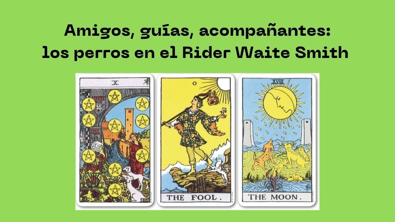 Amigos, guías, acompañantes: los perros en el Rider Waite Smith