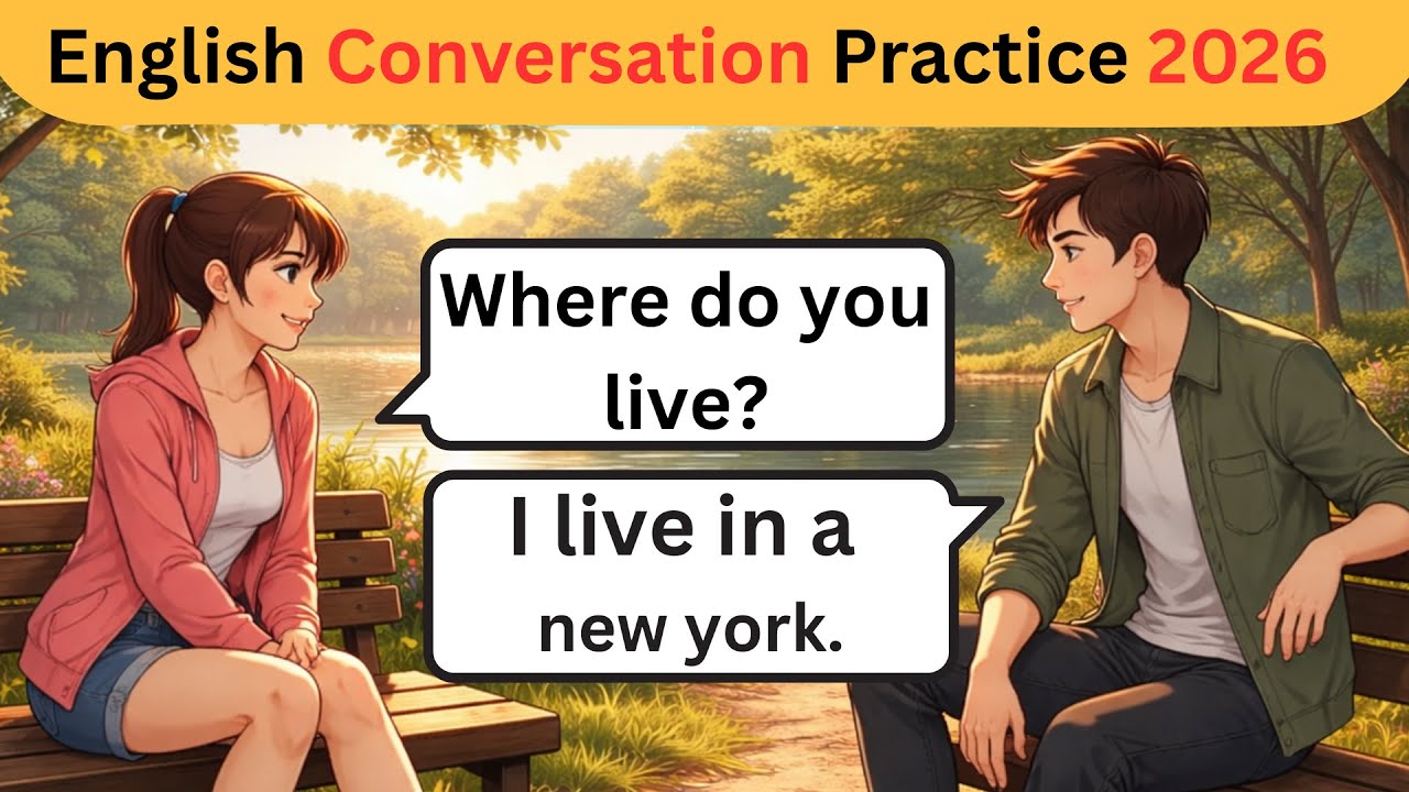 Real-Life Conversations | English Conversation Practice 2026 | English Speaking Practice Beginners