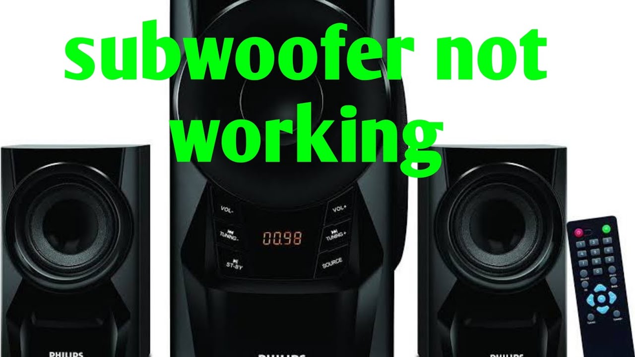 5.1 Philips home theatre subwoofer not working for easy service detail