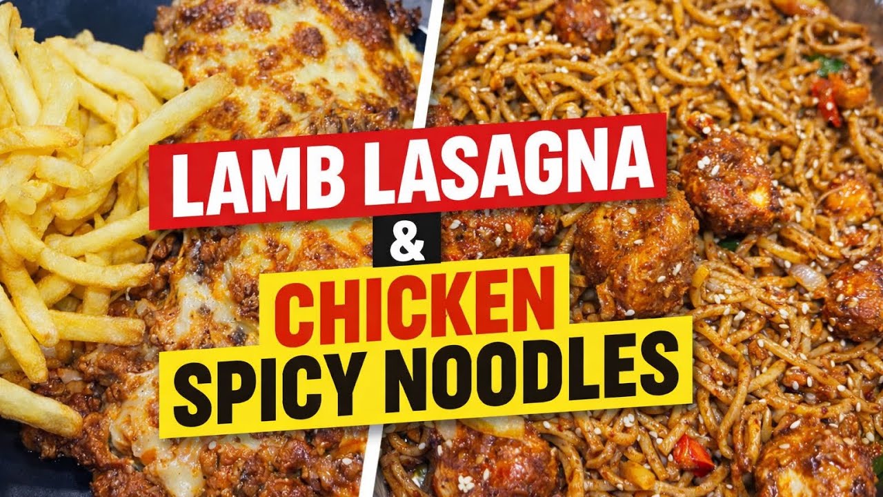 This Lamb Lasagna & Spicy Chicken Noodles Will Make You Hungry!food diary 