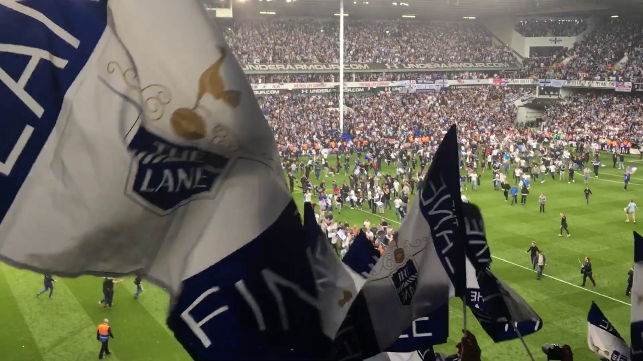 White Hart Lane Pitch Invasion - Last Ever Game