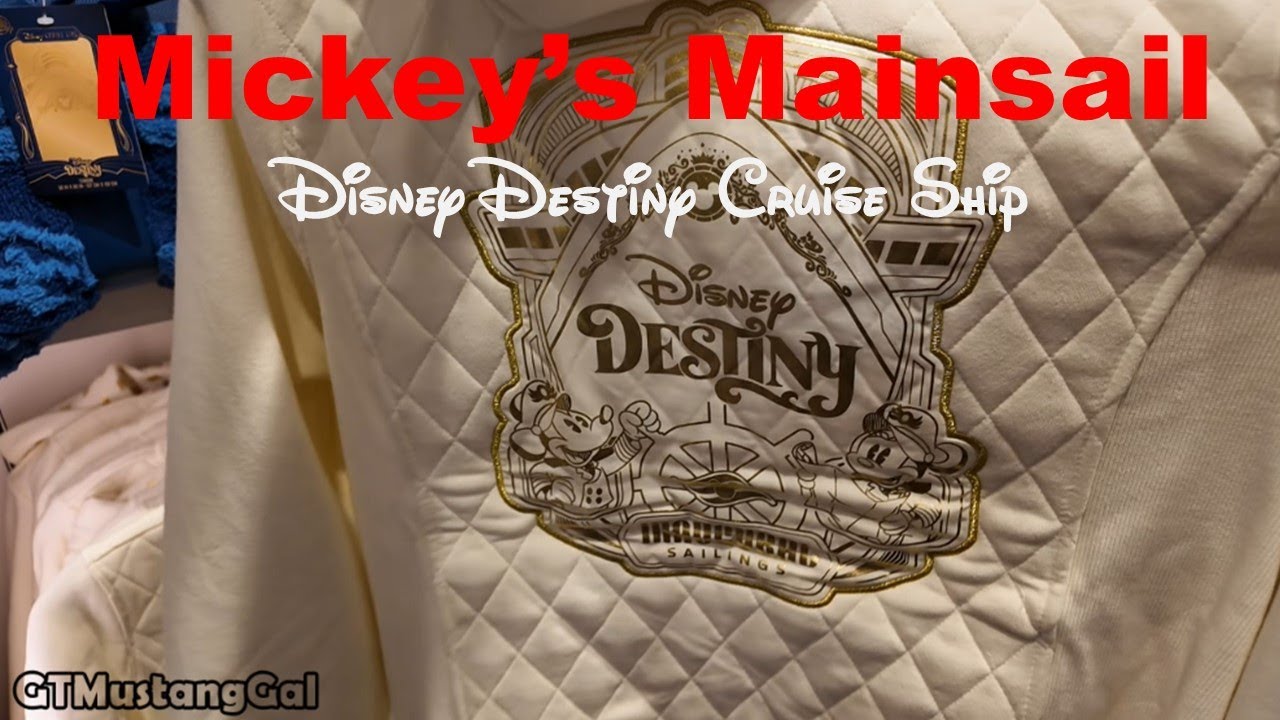 Совершенно новая продукция Disney Destiny Shopping - Mickey's Mainsail, посвященная первому откры...