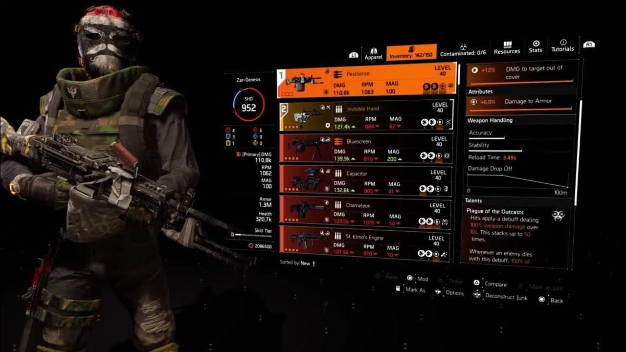 Turmoil/Pesti/Striker/Momento Hybrid Build. | The Division 2