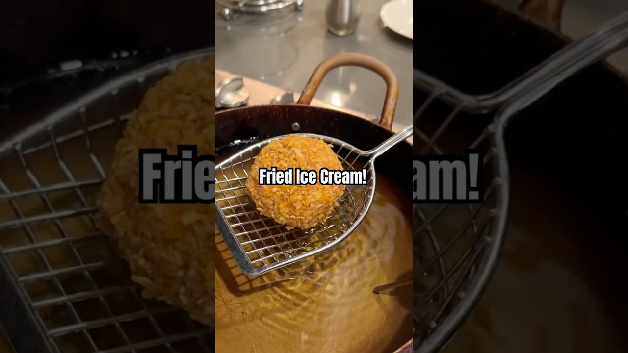 Time to make some FRIED ICE CREAM! #fried #icecream #dessert