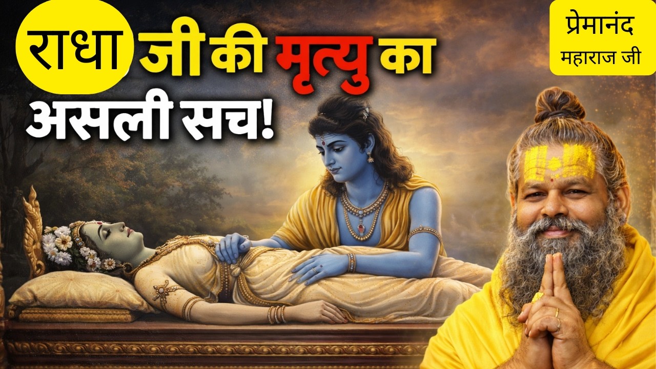 राधा जी की मृत्यु का असली सच!  प्रेमानंद महाराज जी  #premanandmaharaj #radhakrishna