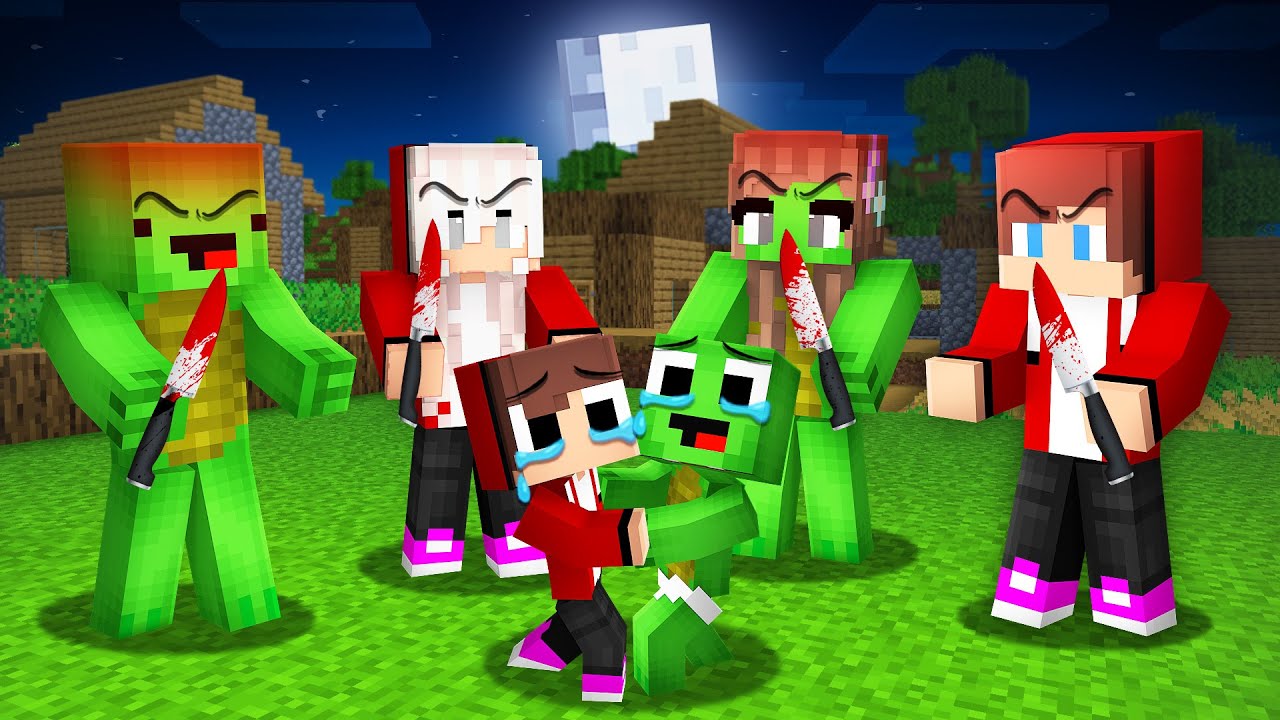 Why do PARENTS Want to KILL Baby Maizen and Mikey in Minecraft! - Parody Story(JJ TV)