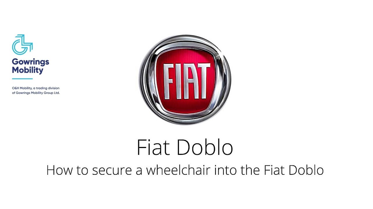 GowringsVersa Mobility Fiat Doblo Spaceplus WAV  - How to safely secure a wheelchair in vehicle
