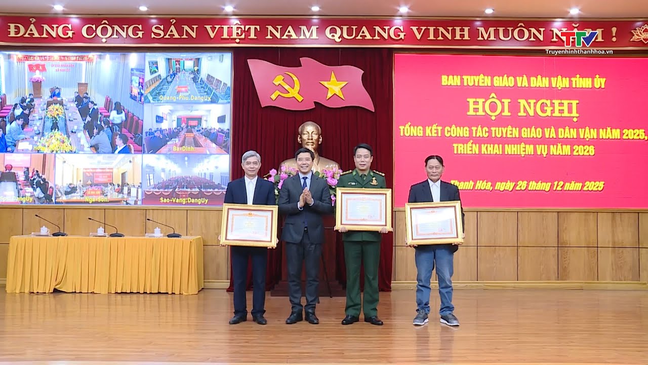 Bản tin Thời sự tối ngày 26/12/2025 | Truyền hình Thanh Hóa