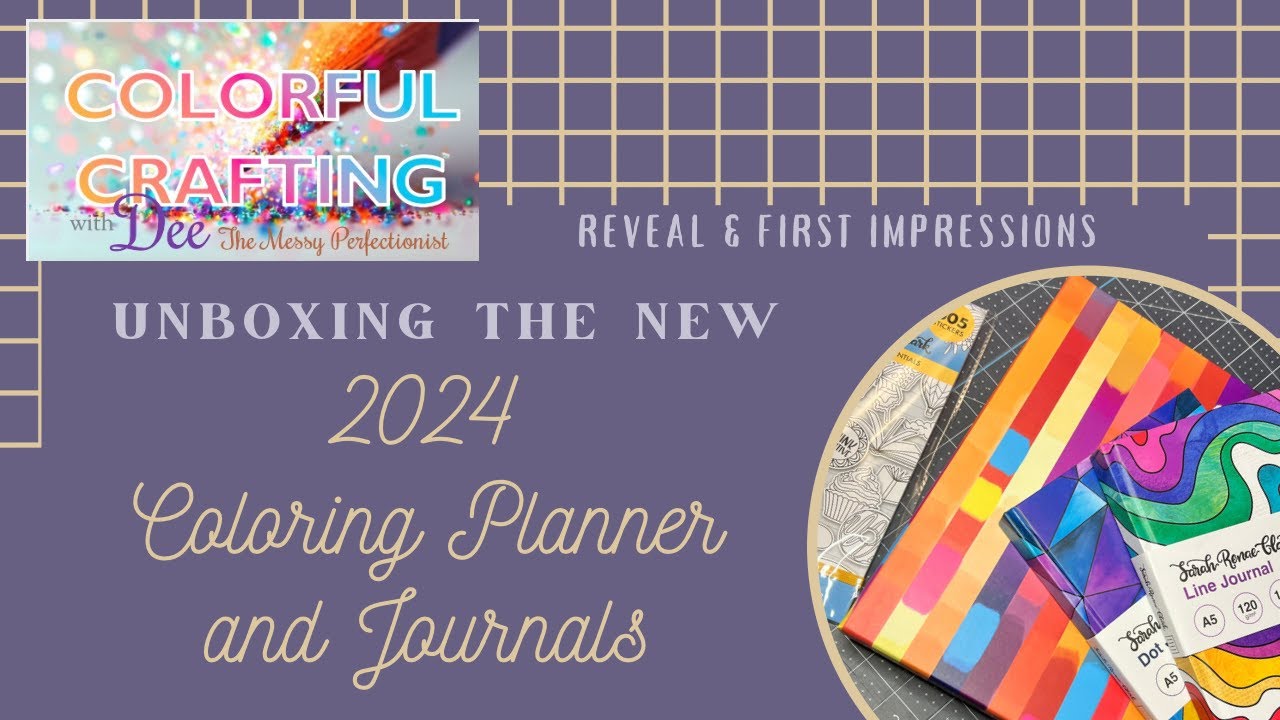 Coloring Planner & Journals for 2024