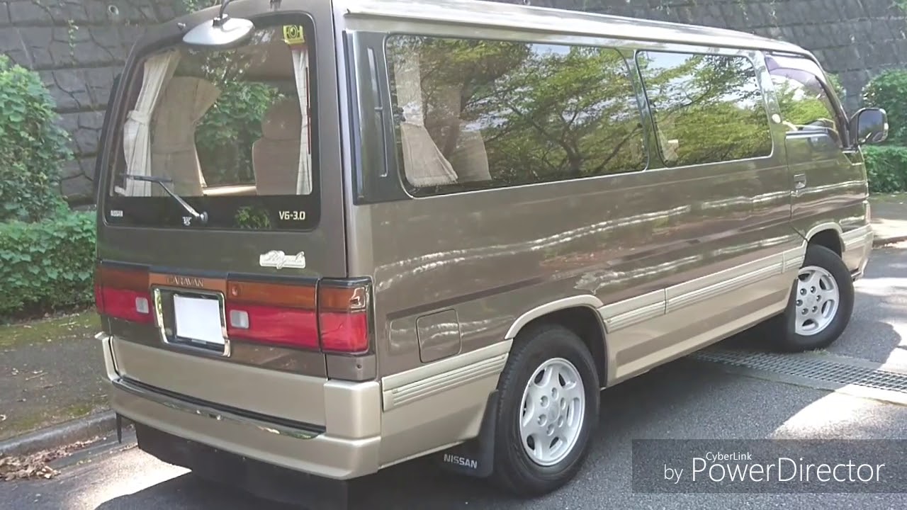 ００３１【日産Ｅ２４型キャラバン コーチ ロイヤル ＶＧ３０Ｅ ノーマル】２００，０００Km 到達！！   ＪＤＭ