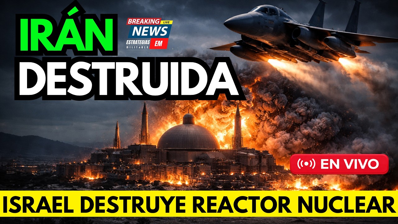 🚨 NOTICIAS IR&Aacute;N ISRAEL DESTRUYE REACTOR NUCLEAR ARAK &iquest;RIESGO RADIACI&Oacute;N?