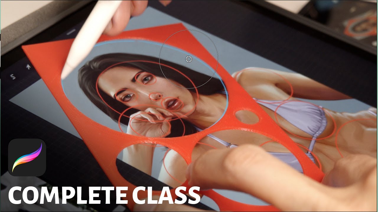 Procreate Portrait 2020 FULL Complete Tutorial & Class by Haze Long