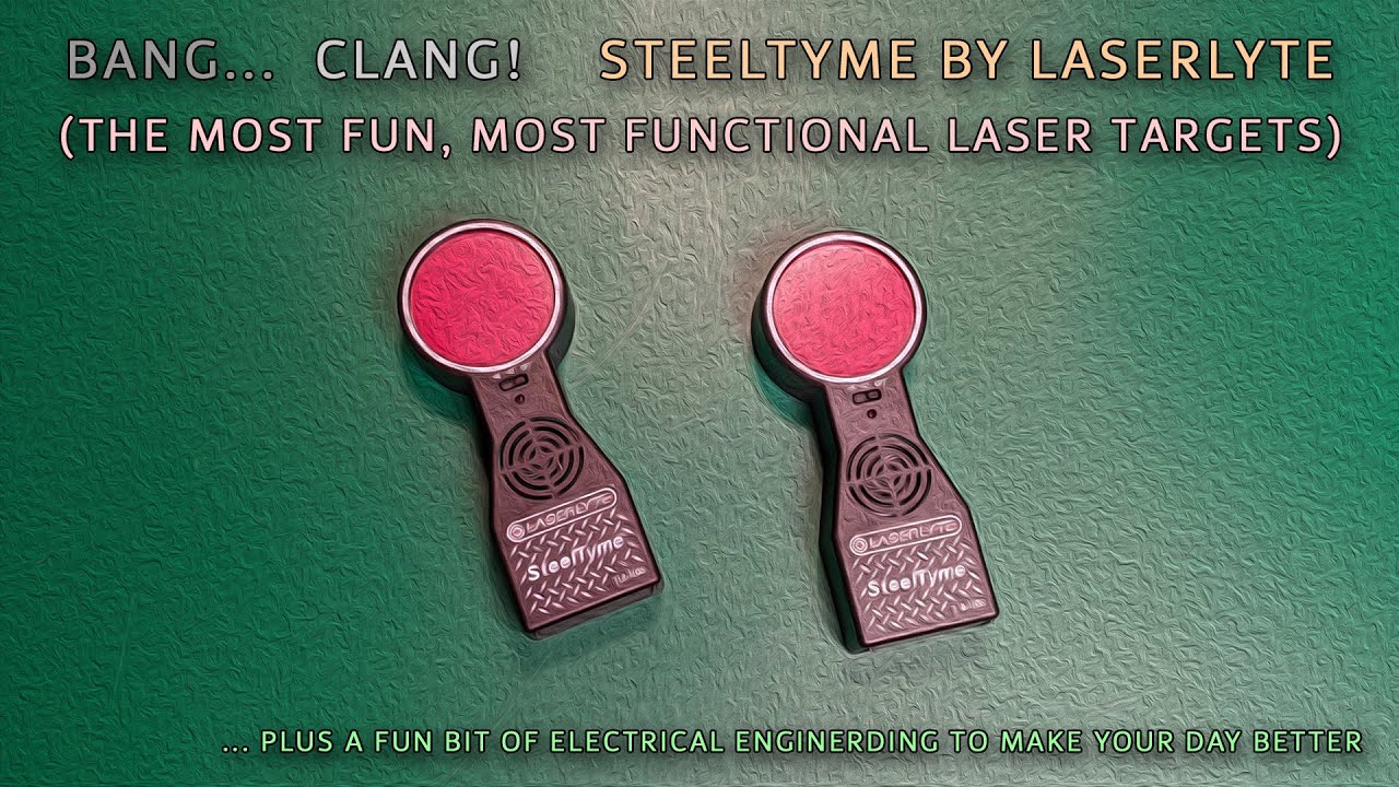 FINALLY a Laser Training Target that Doesn't Suck!  (PLUS: hacking the volume of electronics!)