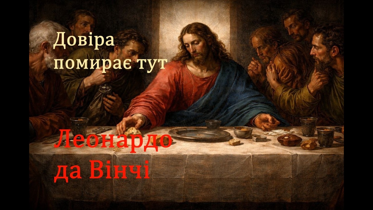 Таємна вечеря - секунда перед зрадою | Леонардо да Вінчі