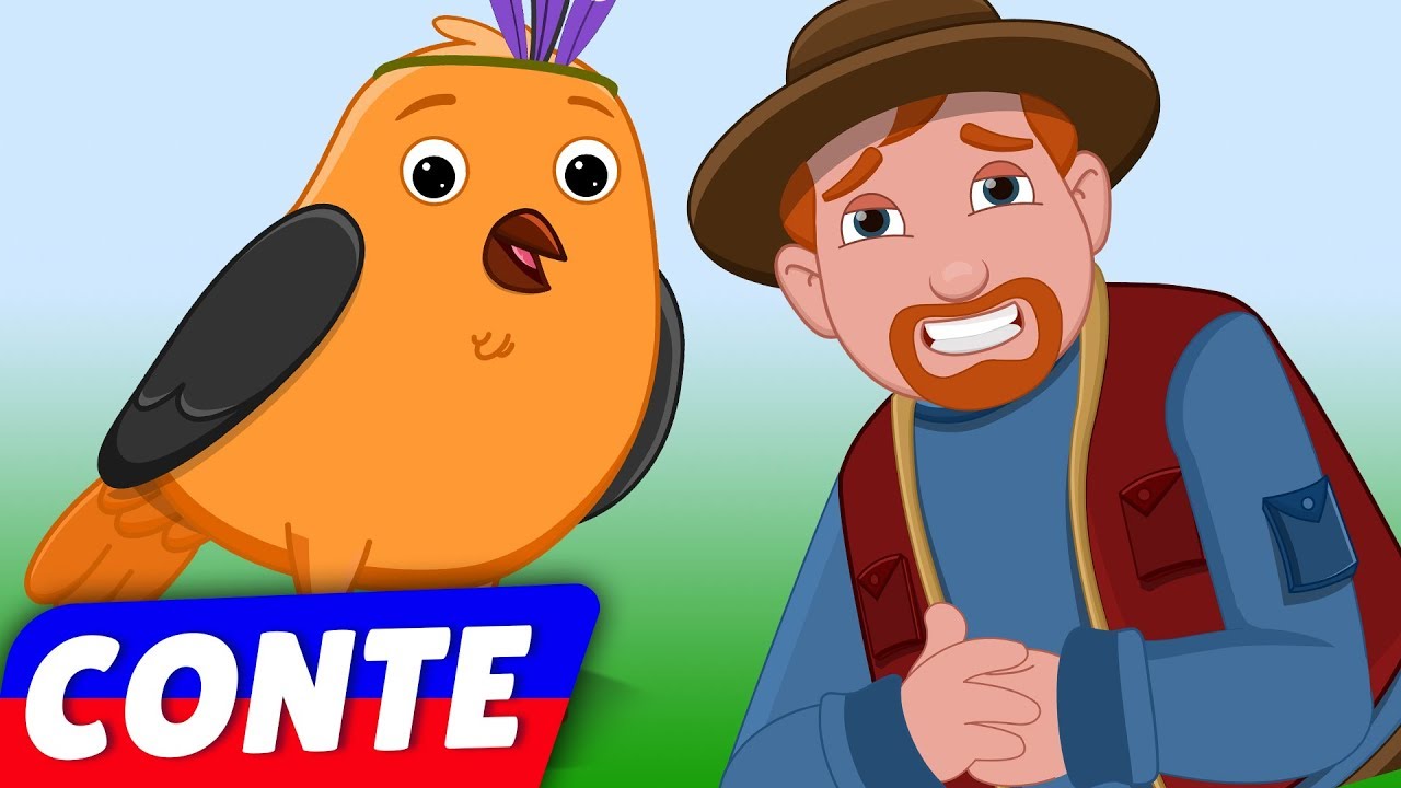 Les Oiseaux Et Le Chasseur (Birds and the Hunter) - Histoires Enchantées pour les Enfants | ChuChuTV