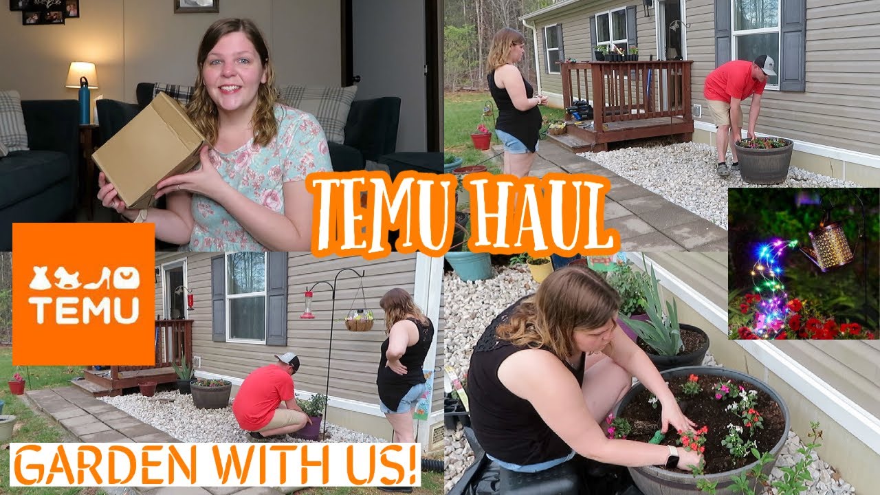 TEMU HAUL PART 2 | GARDEN WITH US | GARDENING INSPIRATION #sokate #gardenwithus #temuhaul