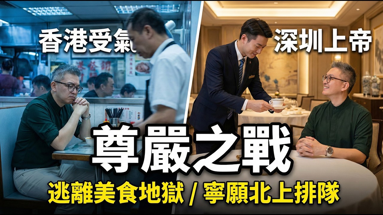 香港食飯受氣，深圳做上帝！點解港人寧願排隊過關都要逃離香港「美食地獄」？