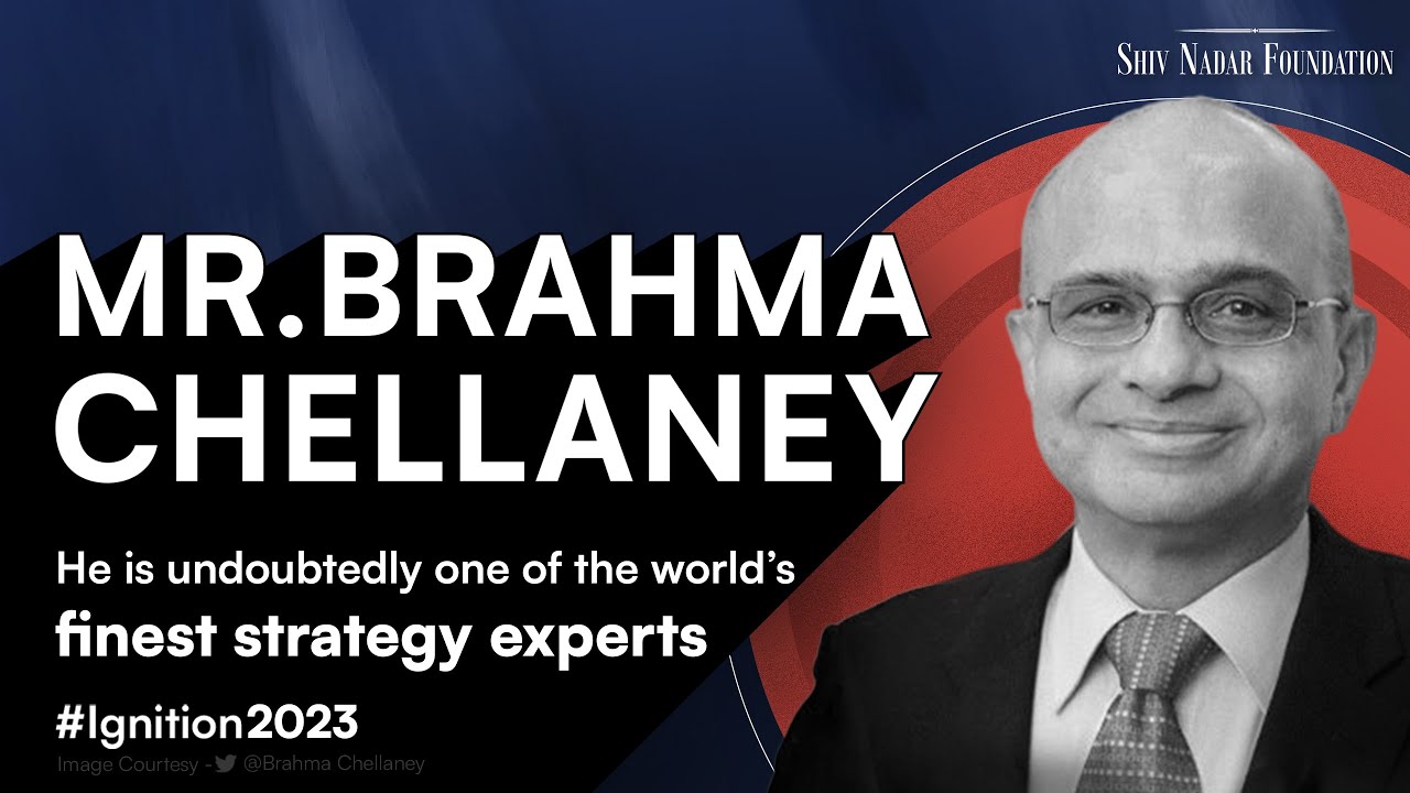 Shiv Nadar Foundation X Ignition 2023 | Mr. Brahma Chellaney