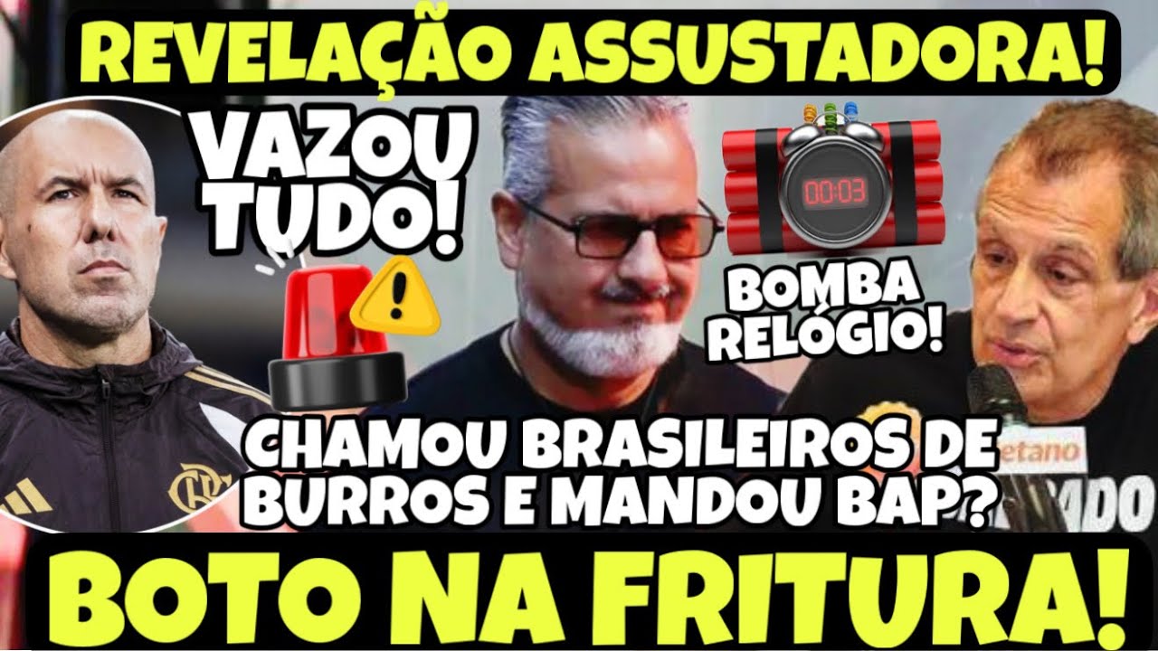BOTO NA FRIGIDEIRA? ESPN FAZ REVELAÇÃO ASSUSTADORA SOBRE DIRETOR! PORTUGUÊS ATACOU BAP? ELE NEGA!
