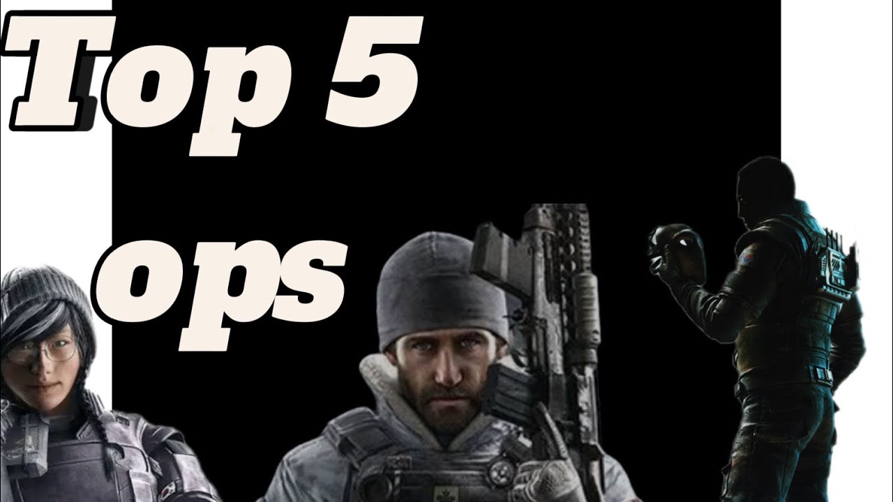 Top 5 operator tier list #r6 #r6hub 