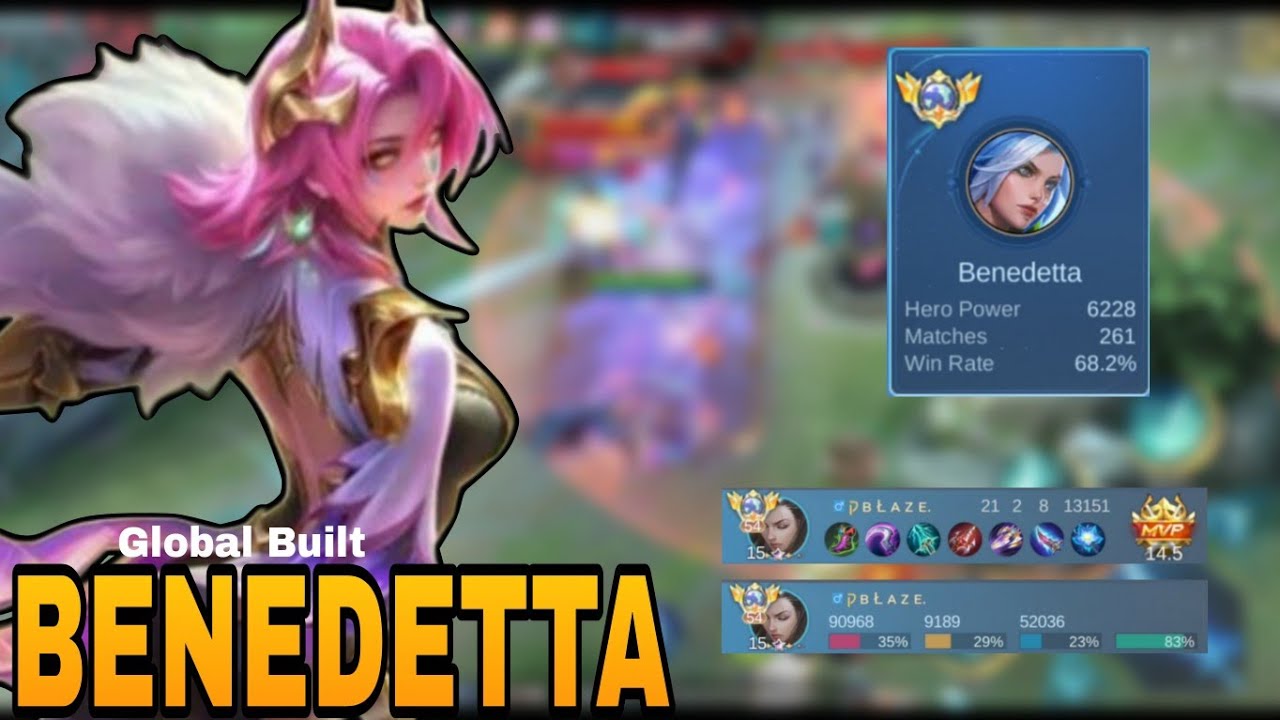 BENEDETTA JUNGLE IS ON META ?? ( MYTHICAL GLORY ) INTENSE GAMEPLAY !! -Blaze ~MLBB