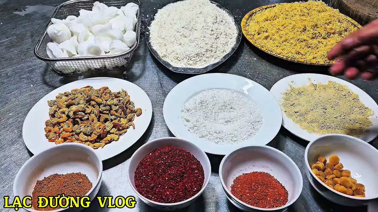 CÁCH CHẾ BIẾN BỘT RANG MUỐI HỒNG KÔNG VÀ MÓN THỊT ẾCH RANG MUỐI HỒNG KÔNG  TỪ LẠC ĐƯỜNG VLOG