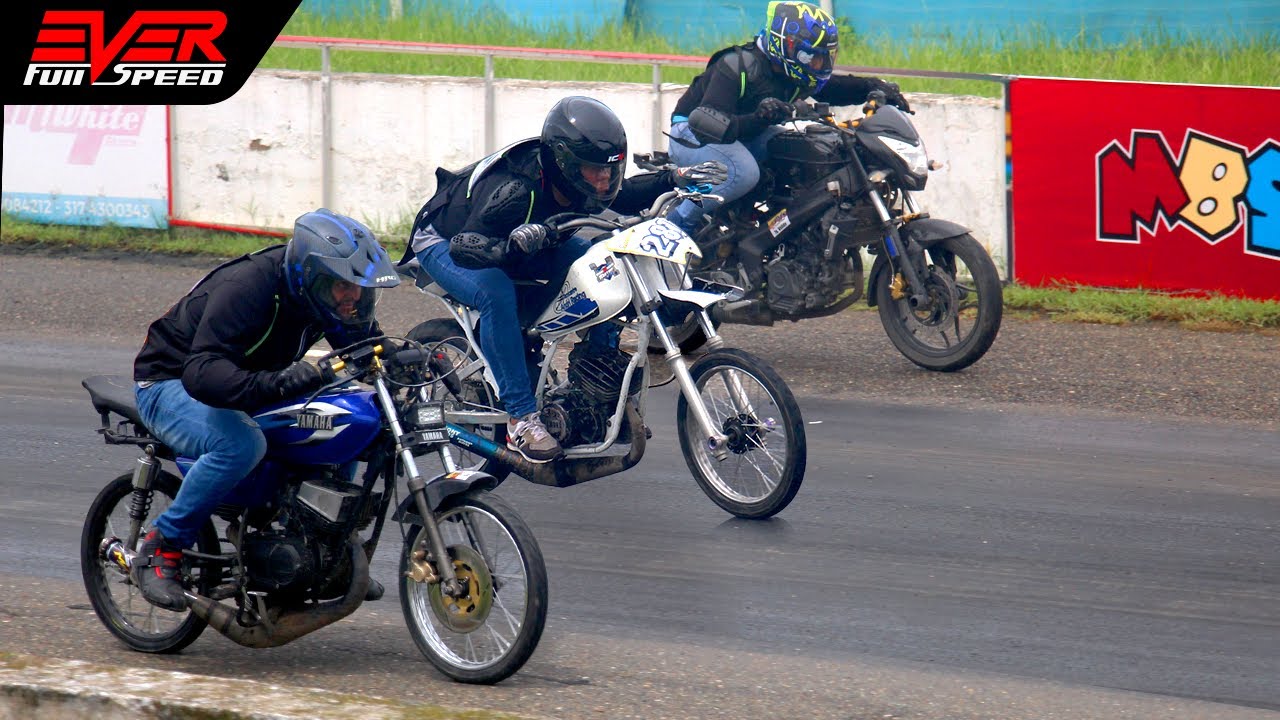 Yamaha RX 115 🆚 DT 125 🆚 Pulsar NS 200 🆚 Suzuki AX 100 🔥 DRAG RACING 🔥 piques Barranquilla 2022