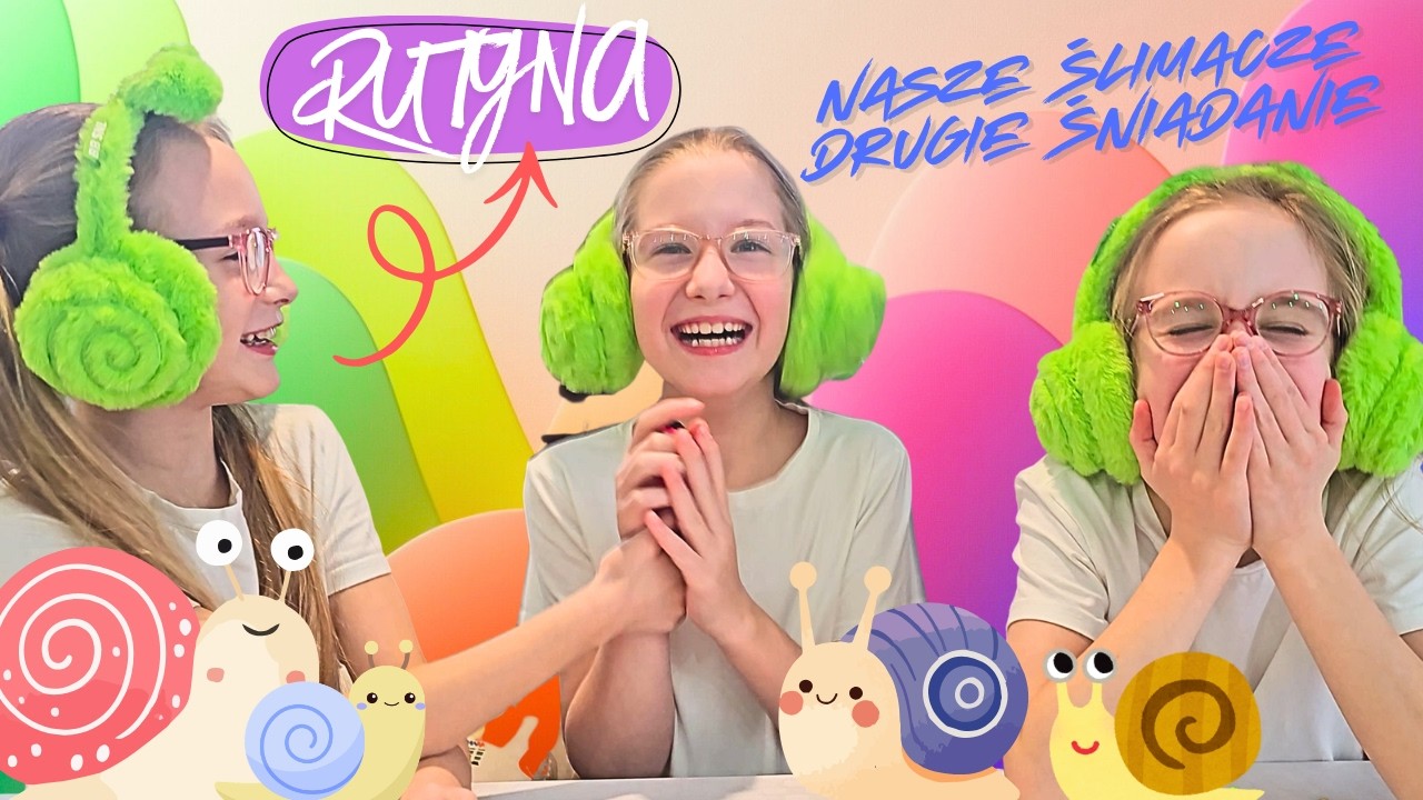 Poranna rutyna przed szkołą i ślimacze przekąski! CHALLENGE SMAKÓW