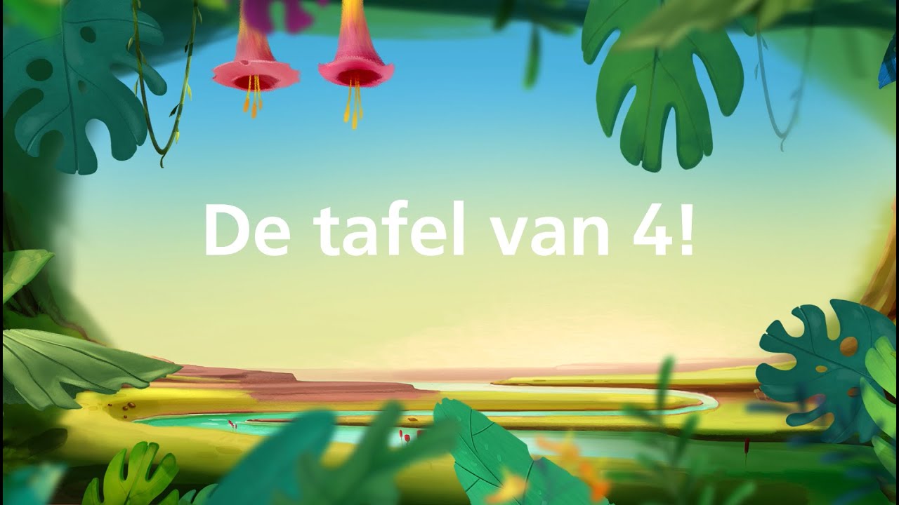 Tafels oefenen met Semsom tafelliedjes | De tafel van 4