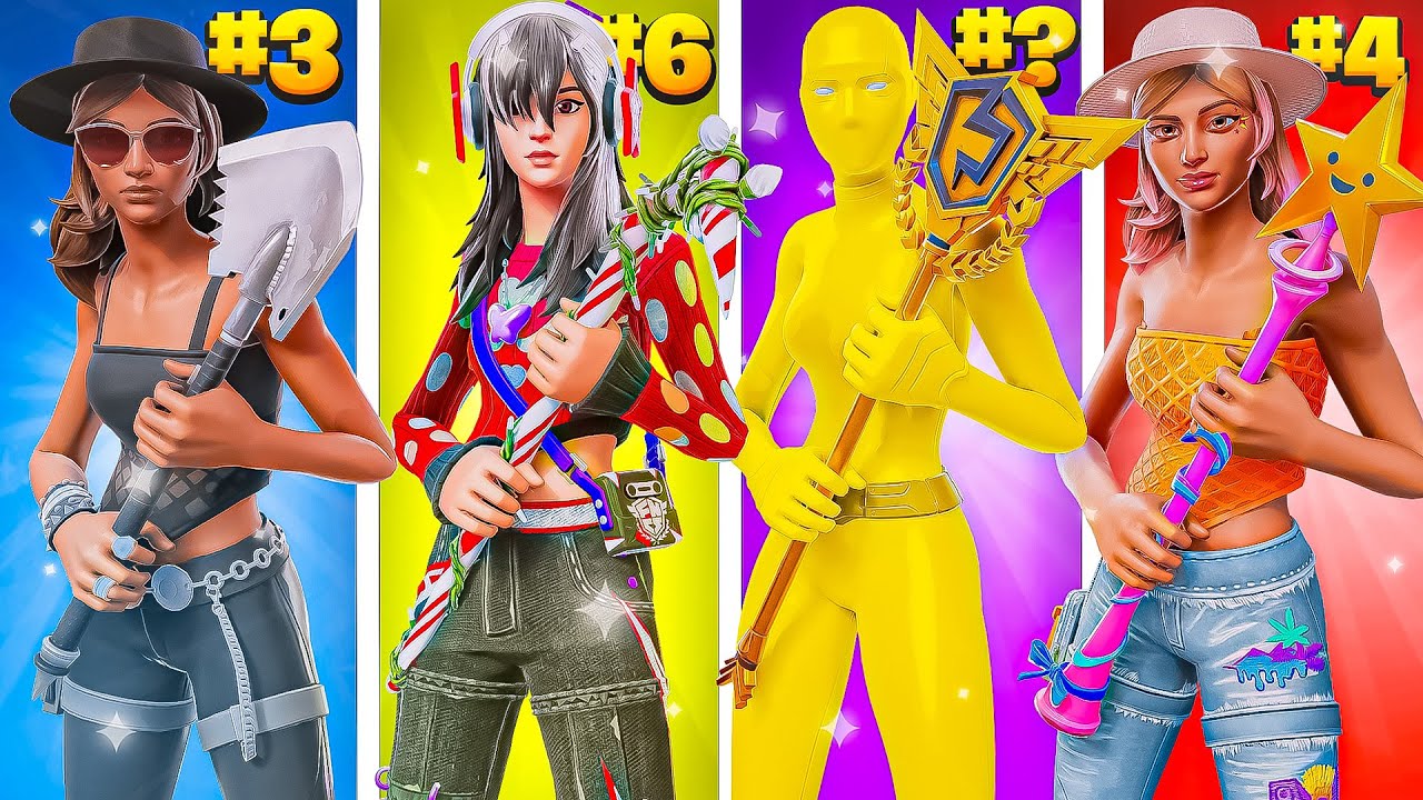 15 COMBOS de SKINS DE TRYHARD sur Fortnite en  2025 !