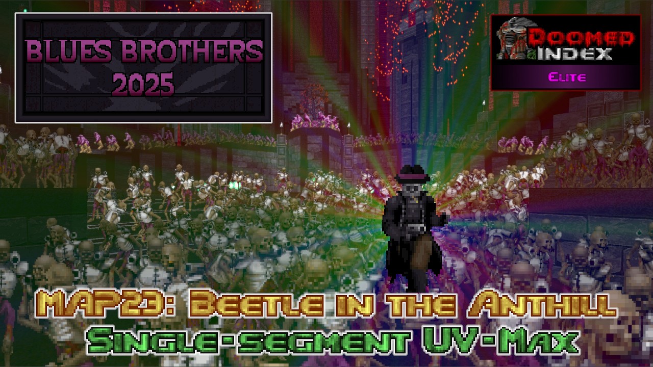 MY FIRST ELITE RUN - Doom II: Blues Brothers 2025 MAP23 - UV-Max in 53:20 (with commentary)