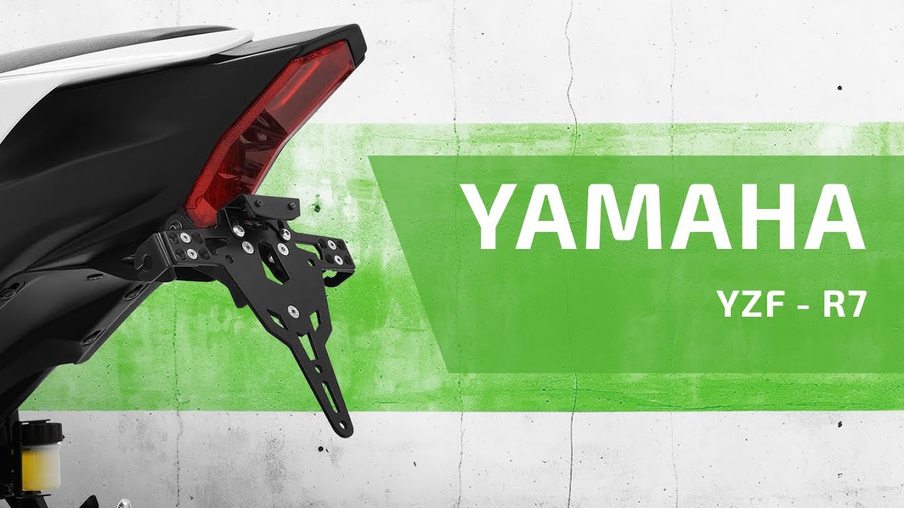 ZIEGER &reg; Pro Kennzeichenhalter, kompatibel mit Yamaha YZF R7 | Montageanleitung / Tutorial